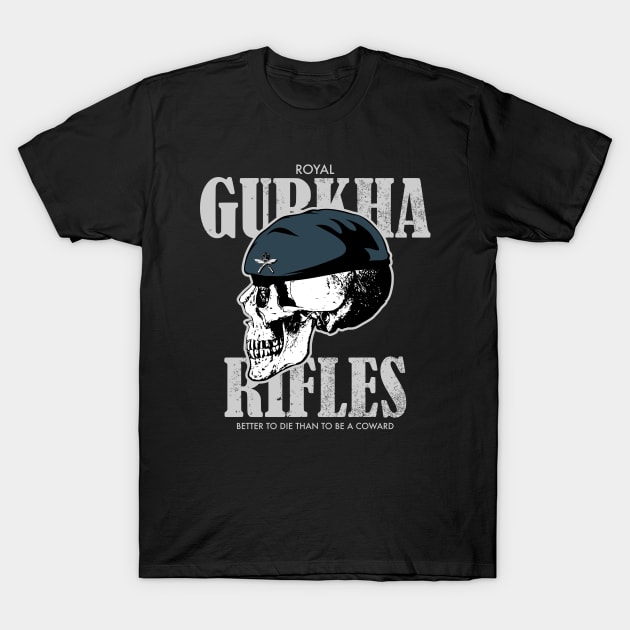 Royal Gurkha Rifles (distressed) T-Shirt by TCP